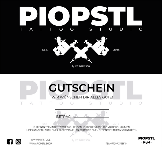 PIOPSTL GESCHENKGUTSCHEIN